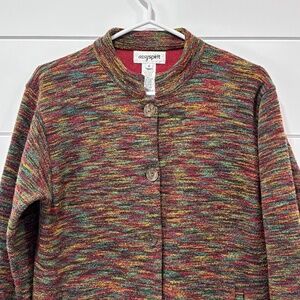 Vintage Easy Spirit made in Hong Kong wool blend button up jacket size M